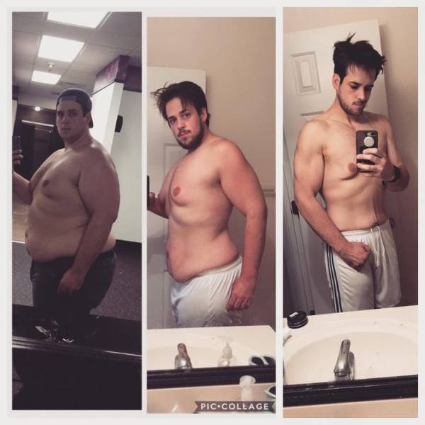 Men Show Their Great Weight Loss (20 pics)