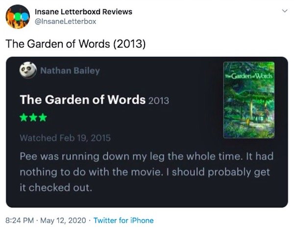 Letterboxd Fan Movie Reviews (35 pics)