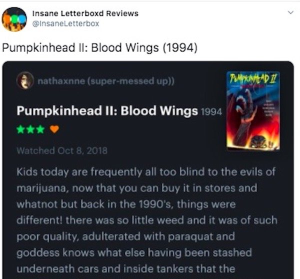 Letterboxd Fan Movie Reviews (35 pics)