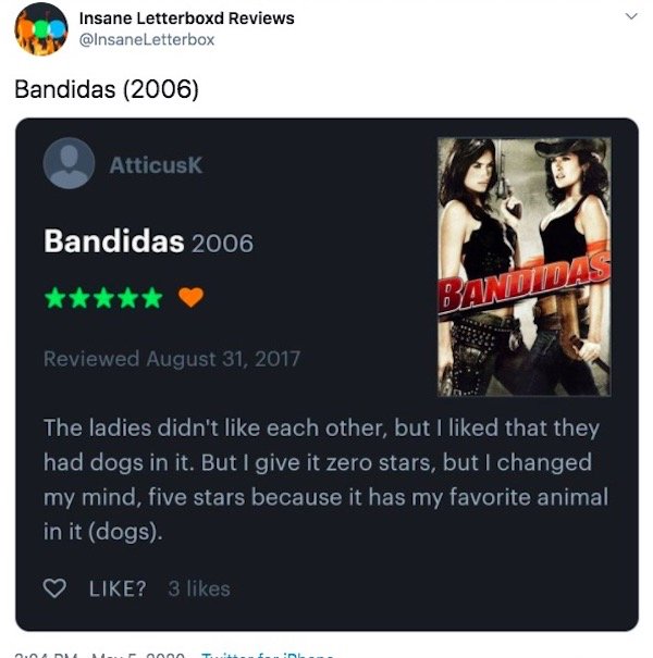 Letterboxd Fan Movie Reviews (35 pics)