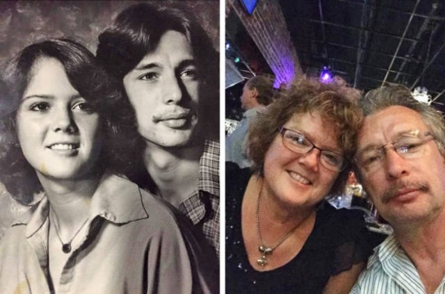 Sweet Couples: Then And Now (22 pics)