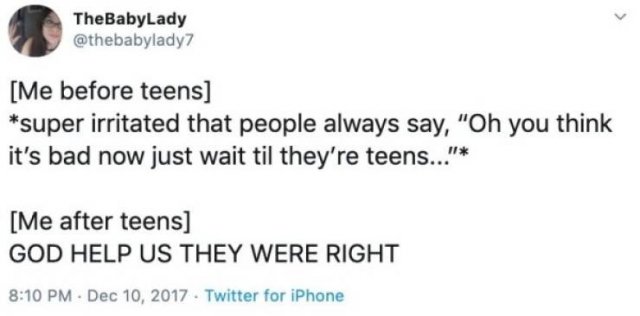 Raising Teenagers Tweets (20 pics)