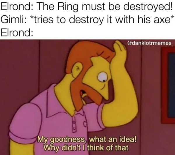 LOTR Memes (32 pics)