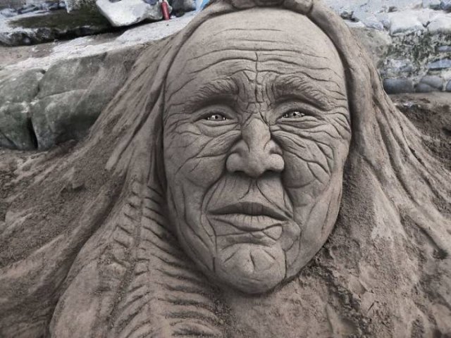 Sand Sculptures By Andoni Bastarrika (38 pics)