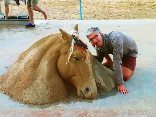 Sand Sculptures By Andoni Bastarrika (38 pics)