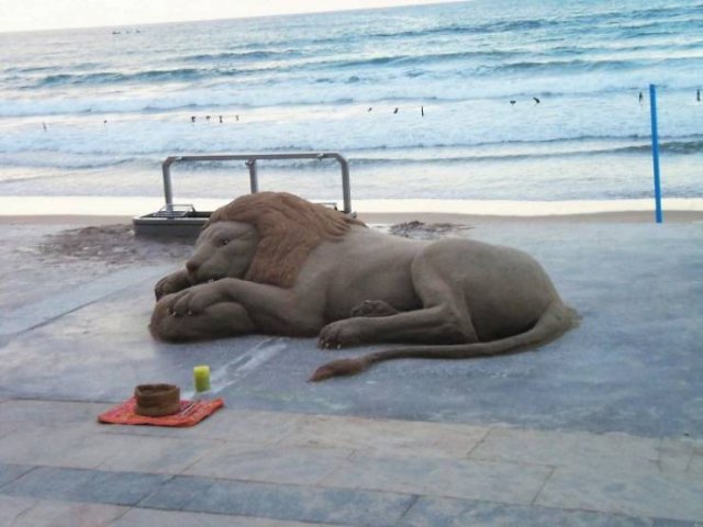 Sand Sculptures By Andoni Bastarrika (38 pics)