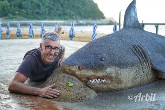 Sand Sculptures By Andoni Bastarrika (38 pics)