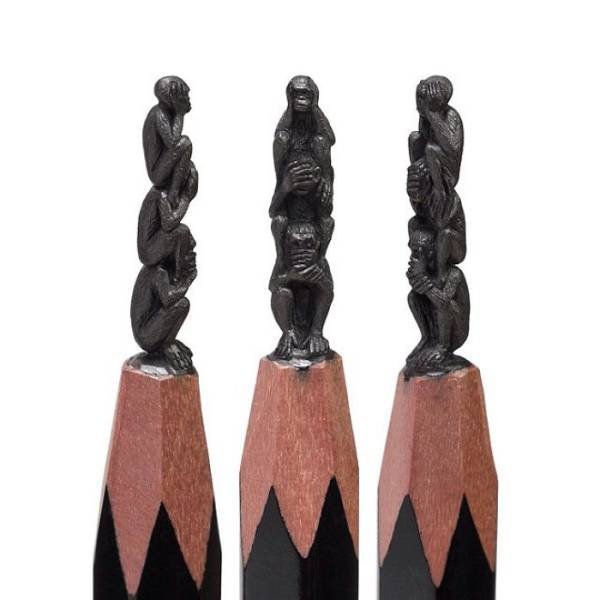 Pencil Tip Sculptures (35 pics)