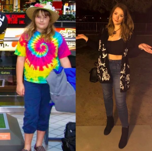 Girls Show Their Dramatic Changes (24 pics)