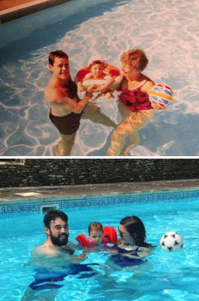 People Recreate Their Old Photos (20 pics) People Recreate Their Old Photos (20 pics)