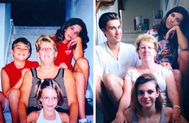 People Recreate Their Old Photos (20 pics) People Recreate Their Old Photos (20 pics)