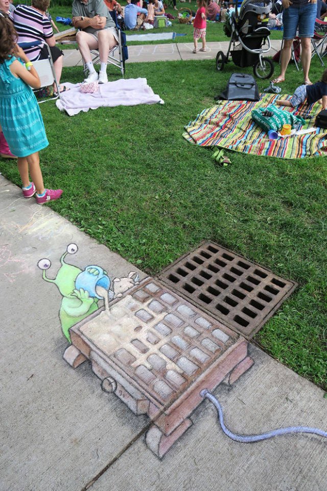 3D Art By David Zinn (21 pics)