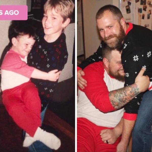 People Recreate Their Old Photos (20 pics)