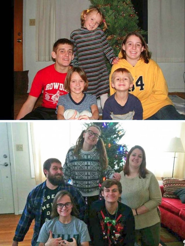 People Recreate Their Old Photos (20 pics) People Recreate Their Old Photos (20 pics)