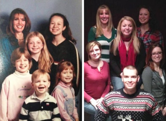 People Recreate Their Old Photos (20 pics) People Recreate Their Old Photos (20 pics)