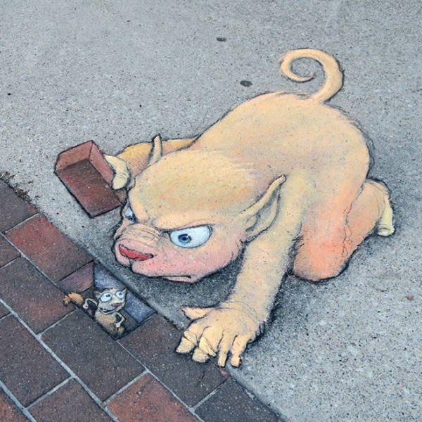 3D Art By David Zinn (21 pics)