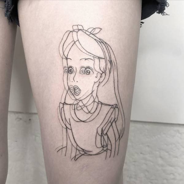 Blurred Tattoos By Yatzil Elizalde (23 pics)