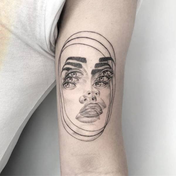 Blurred Tattoos By Yatzil Elizalde (23 pics)
