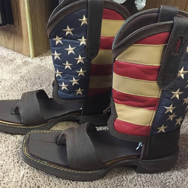 Weird Cowboy Boot Sandals Trend (21 pics)