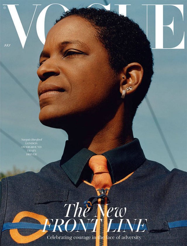'Vogue' Covers With Essential Workers Instead Of Celebrities (14 pics)