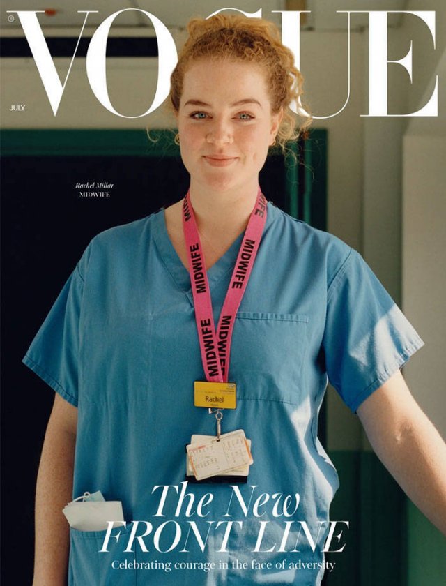 'Vogue' Covers With Essential Workers Instead Of Celebrities (14 pics)