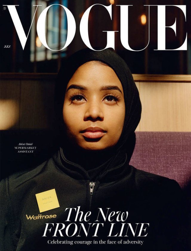 'Vogue' Covers With Essential Workers Instead Of Celebrities (14 pics)