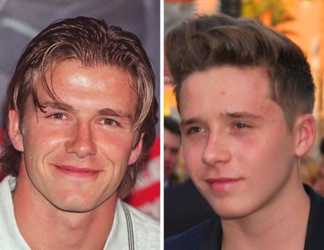 Celebrities And Their Kids At The Same Age (14 pics)