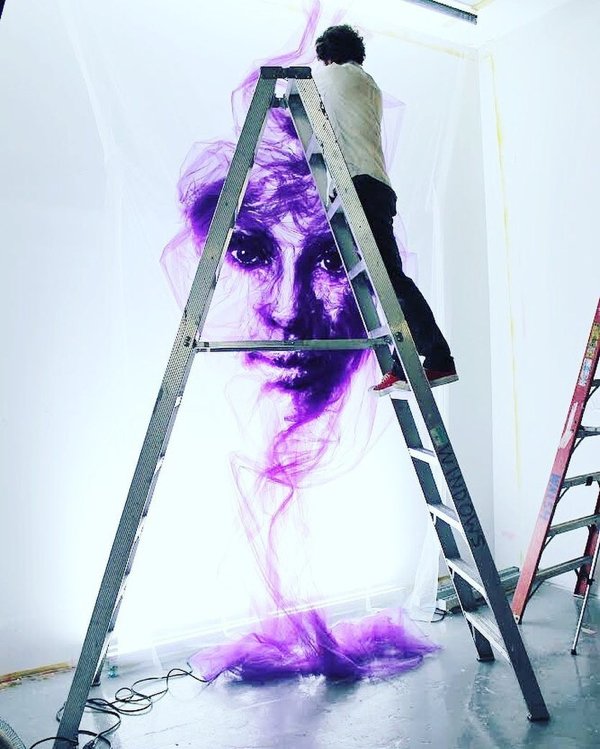 Portraits Created With An Iron And Netting (29 pics)