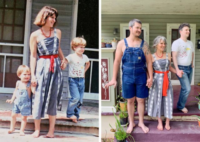 Old Family Photos Recreations (42 pics)