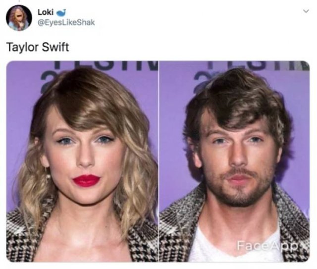 Celebrities: Gender Swap App (24 pics)