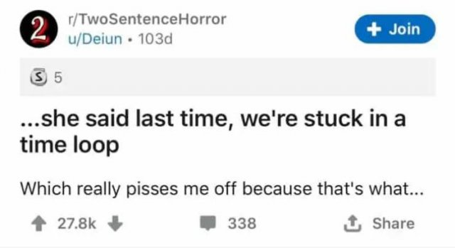 Two Sentence Horror (23 pics)