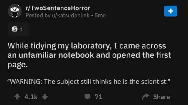 Two Sentence Horror (23 pics)