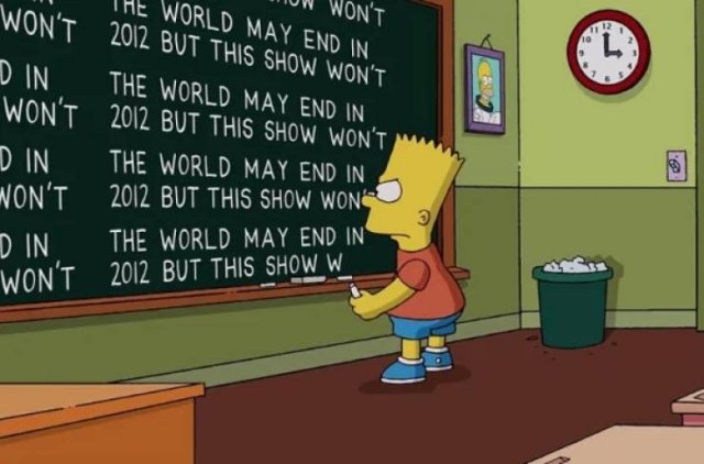 "Simpsons" Chalkboard (46 pics)