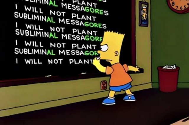 "Simpsons" Chalkboard (46 pics)
