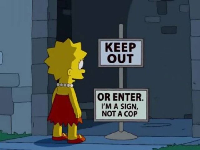 "The Simpsons" Signs (27 pics)