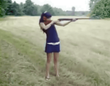 Girls And Guns (38 gifs)