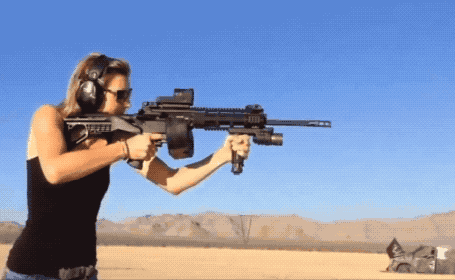 Girls And Guns (38 gifs)