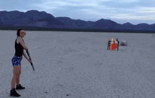 Girls And Guns (38 gifs)