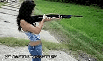 Girls And Guns (38 gifs)
