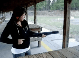 Girls And Guns (38 gifs)