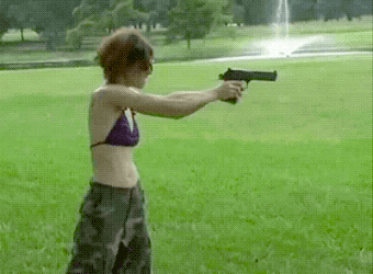 Girls And Guns (38 gifs)