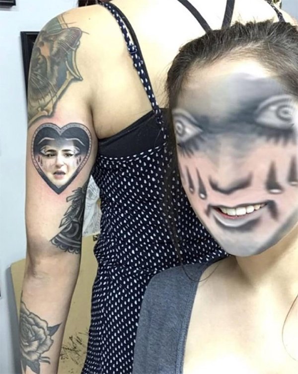 Face-Swapping Tattoos (28 pics)
