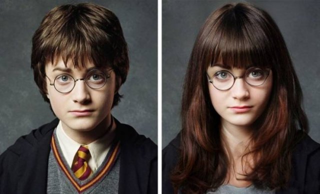 Celebrities And Movie Characters After A Gender Swap Filter (23 pics)