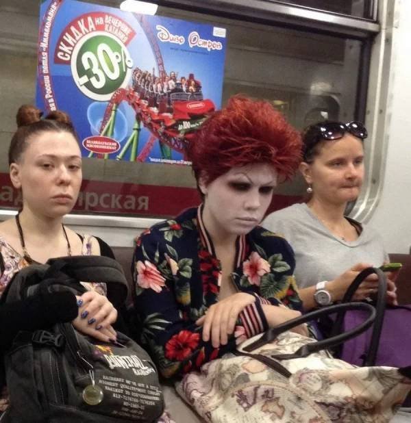 Weird Subway Passengers (39 pics)