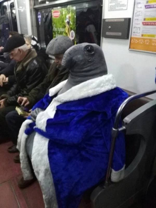 Weird Subway Passengers (39 pics)