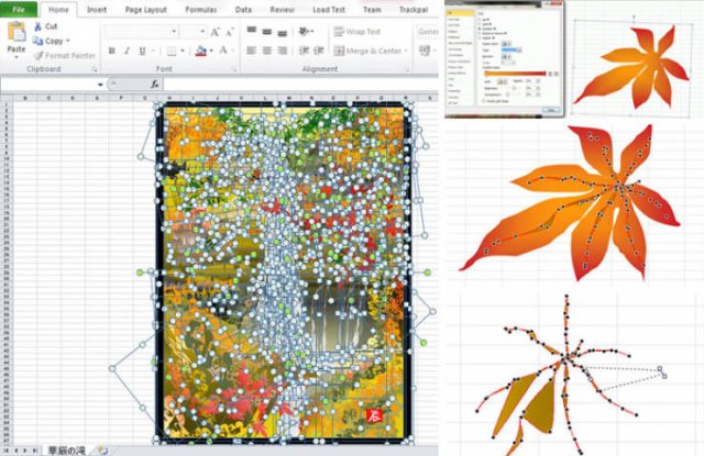 Microsoft Excel Paintings By Tatsuo Horiuchi (18 pics)