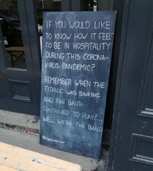 Quarantine Signs From Shops And Restaurants (22 pics)