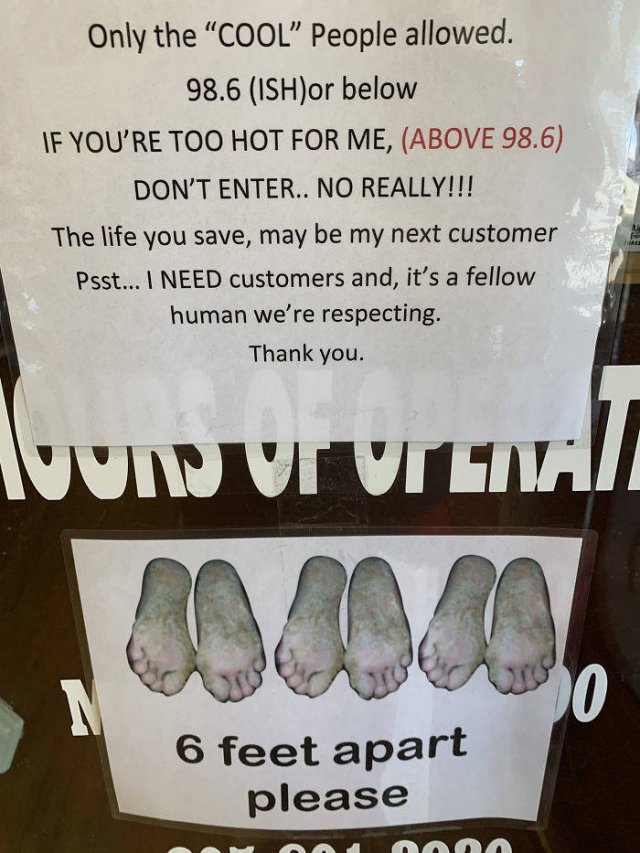 Quarantine Signs From Shops And Restaurants (22 pics)