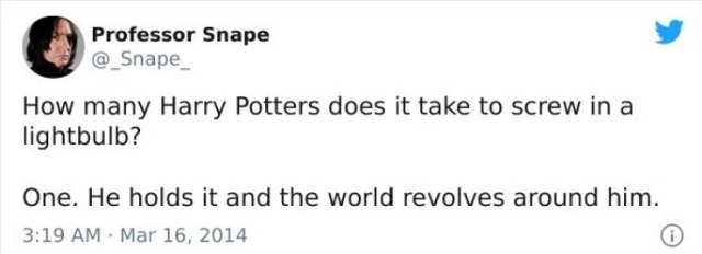 Professor Snape Tweets (29 pics)