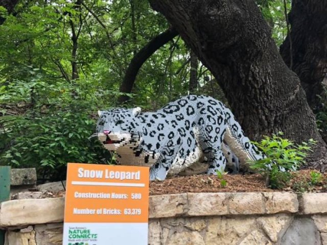 The San Antonio Zoo Replaced Real Animals With LEGO Copies (27 pics)